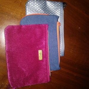 Bundle of Ipsy makeup bags